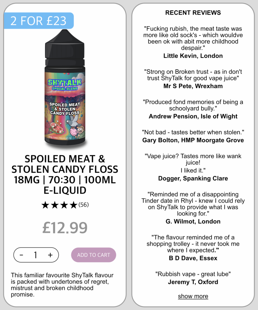 ShyTalk Vape Juice