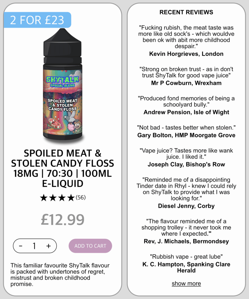 ShyTalk Vape Juice