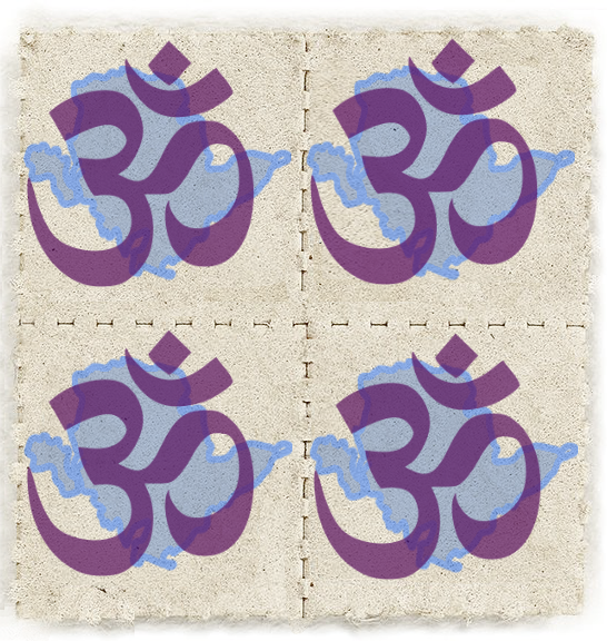 Four tabs of "Purple Om" Anglesey LSD