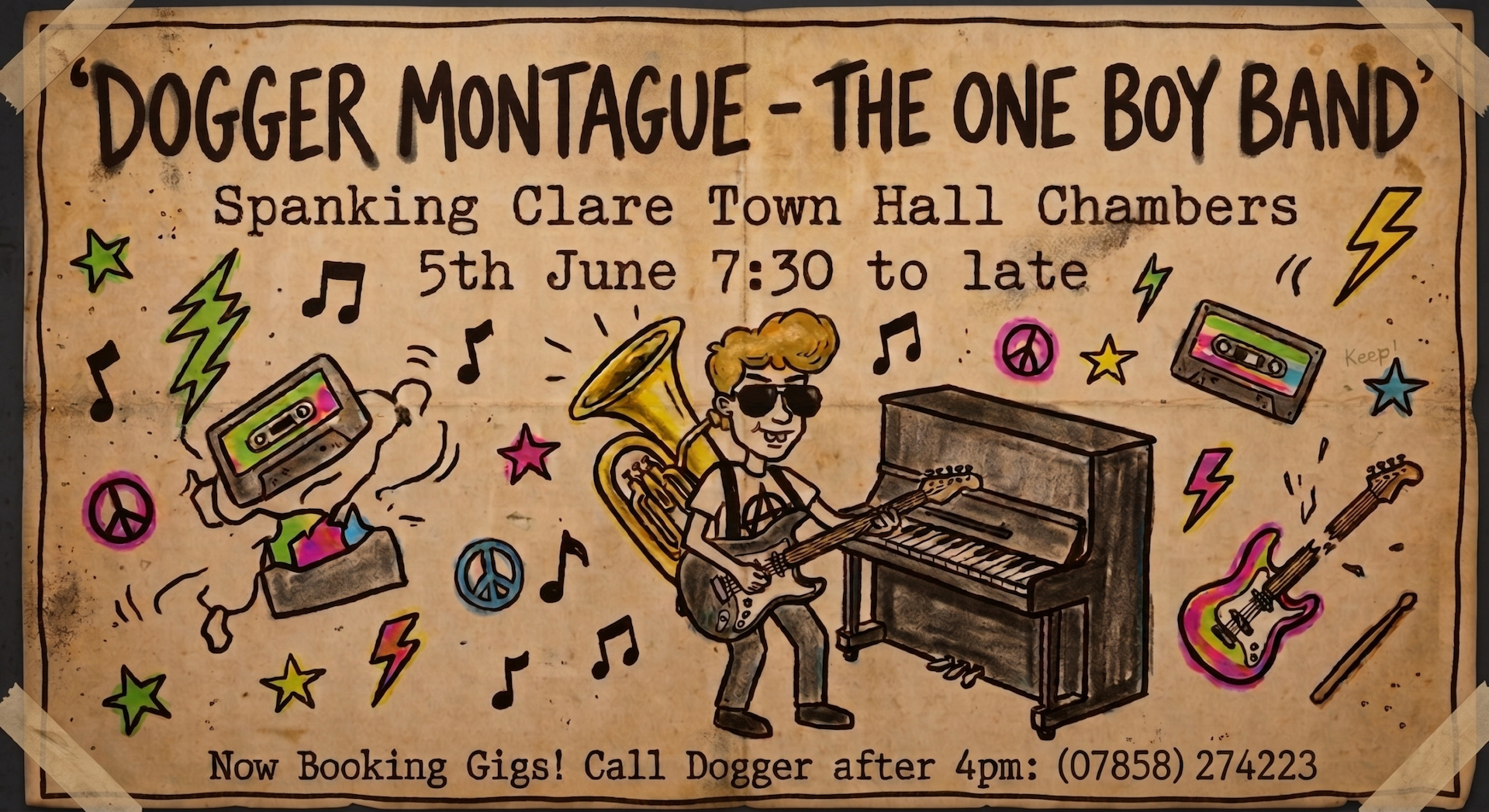 Dogger Montague - The One Boy Band poster.